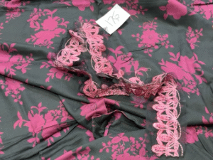 Maria B Printed Linen Fabric Leftover 2PC Winter MB-039