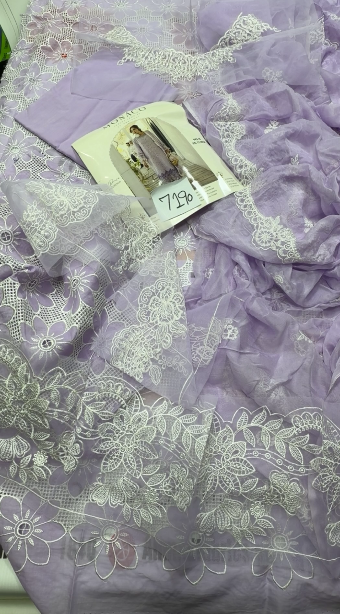 Parishay Monaco Embroidered Lawn Fabric 3PC Summer PR-076