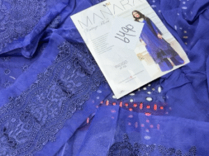 Manara Embroidered Lawn Fabric 3PC Summer MR-011