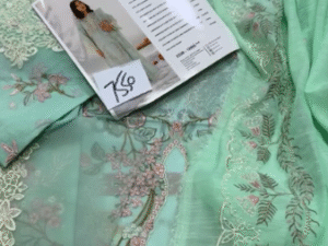 Bin Ilyas Embroidered Lawn Fabric 3PC Summer BI-009