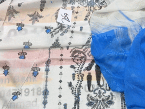 Sapphire Printed Lawn Fabric 2PC Summer SP-040