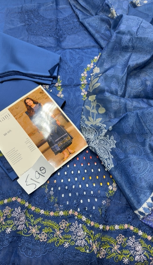 Parishay Mastani Embroidered Lawn Fabric 3PC Summer PR-203