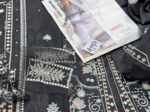 Qalamkar Luxury Embroidered Lawn Fabric B Fresh 3PC Summer QR-065