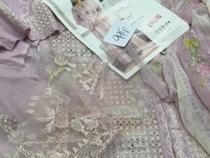 Qalamkar Luxury Embroidered Lawn Fabric B Fresh 3PC Summer QR-026