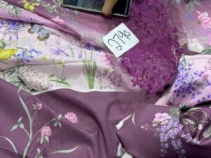 Maria B Printed Lawn Fabric Leftover 2PC Summer MB-009