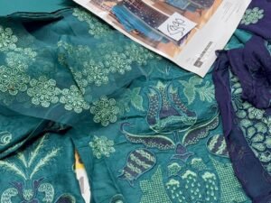 Baroque Xenia Embroidered Lawn Fabric 3PC Summer BQ-030