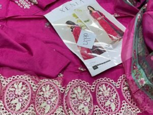 Baroque Xenia Embroidered Lawn Fabric 3PC Summer BQ-012