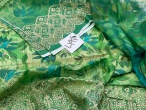 GulAhmed Embroidered Lawn Fabric Leftover 3PC Summer GA-015