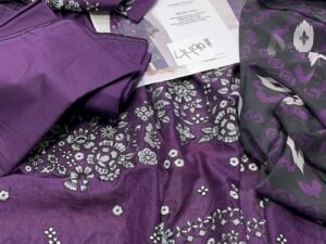 Baroque Farasha Embroidered Lawn Fabric 3PC Summer BQ-016