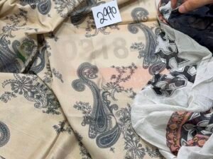 Charizma Lawn Fabric 3PC Leftover Summer CZ-022