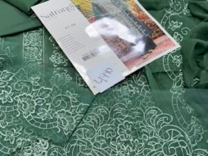 Parishay Mahnur Satrangi Embroidered Lawn Fabric 3PC Summer PR-025
