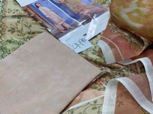 Baroque Xenia Embroidered Lawn Fabric 3PC Summer BQ-004