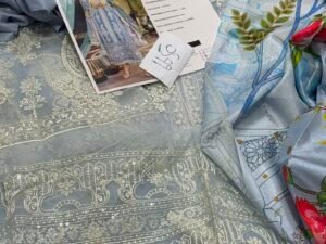 Bin Ilyas Luxury Embroidered Lawn Fabric 3PC Summer BI-029