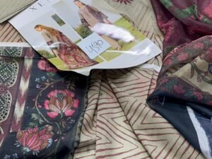 Baroque Xenia Embroidered Lawn Fabric 3PC Summer BQ-007