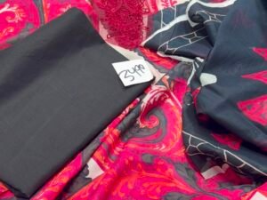 GulAhmed Embroidered Lawn Fabric Leftover 3PC Summer GA-008