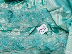 GulAhmed Embroidered Lawn Fabric Leftover 3PC Summer GA-009