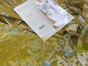 Parishay Mahnur Anaya Embroidered Lawn Fabric 3PC Summer PR-030