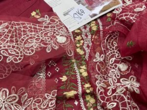 Parishay Mahnur Sirene Embroidered Lawn Fabric 3PC Summer PR-035