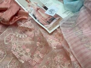 Qalamkar Luxury Embroidered Lawn Fabric B Fresh 3PC Summer QR-002