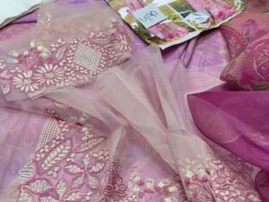 Baroque Xenia Embroidered Lawn Fabric 3PC Summer BQ-047