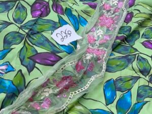 Maria B Printed Lawn Fabric Leftover 2PC Summer MB-002