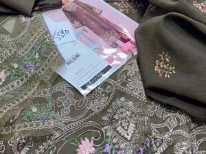 Parishay Shangrila Embroidered Lawn Fabric 3PC Summer PR-058