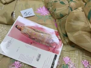 Parishay Shangrila Embroidered Lawn Fabric 3PC Summer PR-143