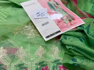 Parishay Shangrila Embroidered Lawn Fabric 3PC Summer PR-145