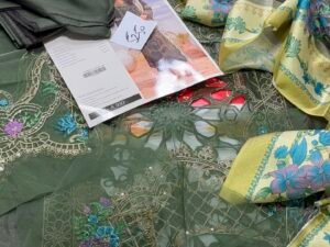 Parishay Shangrila Embroidered Lawn Fabric 3PC Summer PR-146