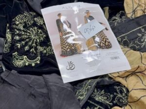 Alizeh Luxury Embroidered Velvet 3PC Winter AL-001