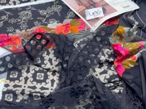 Charizma Embroidered Staple Linen Fabric 3PC Winter CZ-148