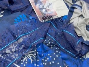 Charizma Embroidered Staple Linen Fabric 3PC Winter CZ-140