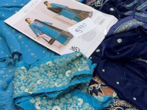 Alizeh Luxury Embroidered Velvet 3PC Winter AL-003