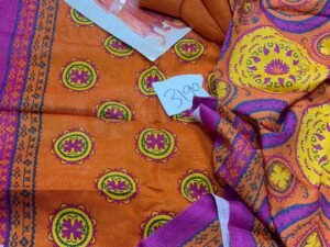 Nishat Printed Khaddar Fabric 3PC Winter NL-010