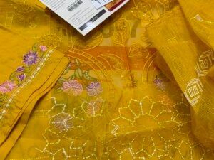 Parishay Summer Queen Embroidered Lawn Fabric 3PC Summer PR-183