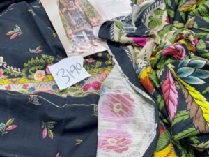 Nishat Printed Khaddar Fabric 3PC Winter NL-011