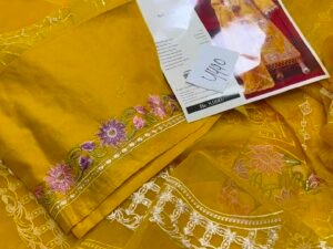 Parishay Summer Queen Embroidered Lawn Fabric 3PC Summer PR-014