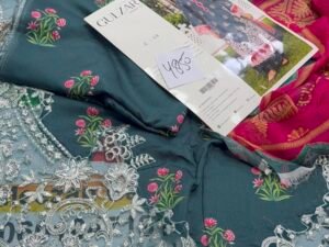 Parishay Mahnur Gulzar Embroidered Viscose Fabric 3PC Winter PR-193