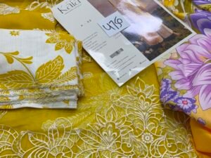 Parishay Mahnur Kaia Embroidered Linen Fabric 3PC Winter PR-170