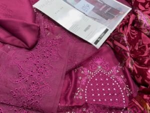 Parishay Panache Embroidered Palachi Velvet Shal 3PC Winter PR-027