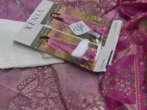 Baroque Xenia Embroidered Lawn Fabric 3PC Summer BQ-052
