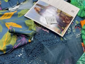 Naqsh Luxury Embroidered Linen Fabric 3PC Winter NQ-010