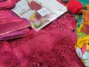 Naqsh Luxury Embroidered Linen Fabric 3PC Winter NQ-003
