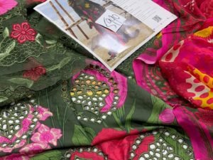 Naqsh Luxury Embroidered Linen Fabric 3PC Winter NQ-004