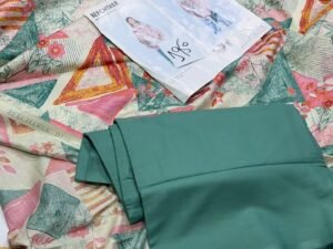 Beechtree Printed Silk Linen Fabric 2PC Winter BT-009
