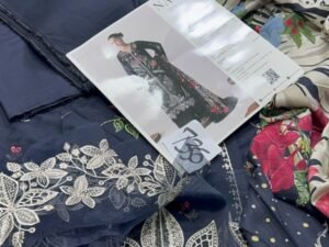 Naqsh Luxury Embroidered Linen Fabric 3PC Winter NQ-015