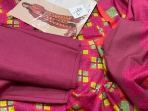 Nishat Printed Khaddar Fabric 3PC Winter NL-012