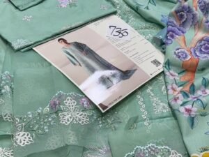 Naqsh Luxury Embroidered Linen Fabric 3PC Winter NQ-016