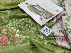 Naqsh Luxury Embroidered Linen Fabric 3PC Winter NQ-020