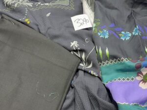 Qalamkar Luxury Embroidered Fabric Leftover 3PC Winter QR-004